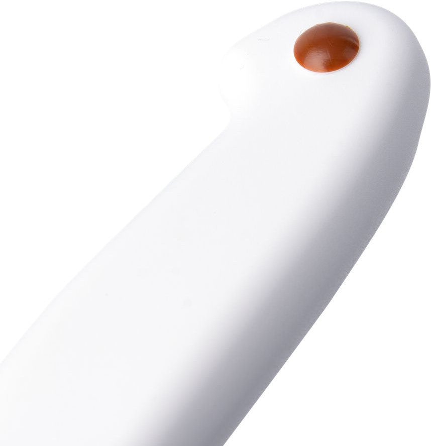 Browne - 4" White Heat Resistant Pizza Cutter with Nylon Handle - 574382