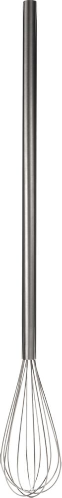 Browne - 40" Stainless Steel Long Handle Tear Drop Style Mayonnaise Whip - 571140
