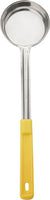 Browne - 5 Oz Stainless Steel Portioner / Spoodles with Yellow Handle, 1 PC (P5745) - 5757450