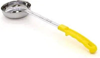Browne - 5 Oz Stainless Steel Portioner / Spoodles with Yellow Handle, 1 PC (P5745) - 5757450