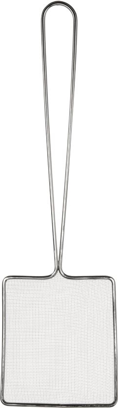 Browne - 6" Nickel Plated Fine-Mesh Square Skimmer - 997