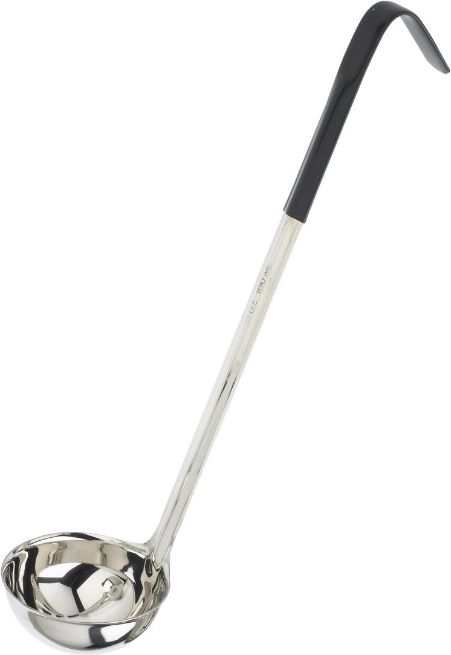 Browne - 6 Oz Stainless Steel Black Coated Handle Ladle - 9946BLK