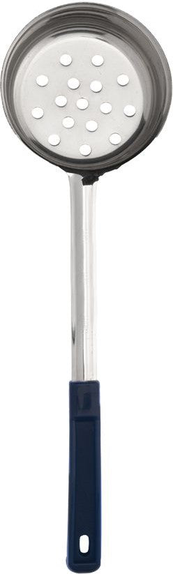 Browne - 6 Oz Stainless Steel Perforated Portioner / Spoodles with Black Handle, 1 PC (5746P) - 5757461