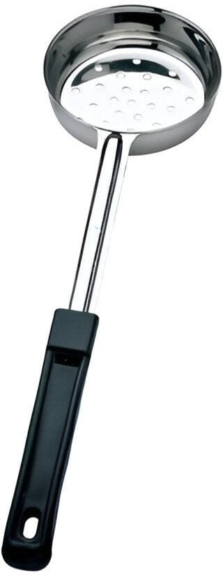 Browne - 6 Oz Stainless Steel Perforated Portioner / Spoodles with Black Handle, 1 PC (5746P) - 5757461
