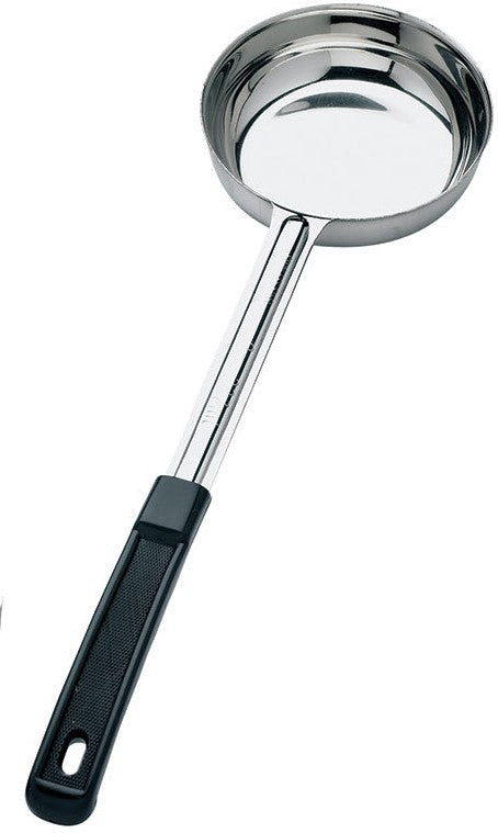Browne - 6 Oz Stainless Steel Portioner / Spoodles with Black Handle, 1 PC (P5746) - 5757460