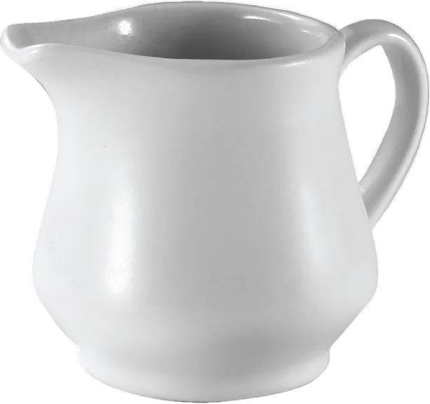 Browne - 6 Oz White Ceramic Creamer - 563930