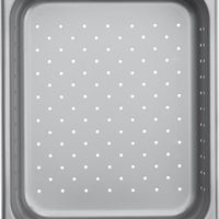 Browne - 6" Stainless Steel 1/2 Perforated Deep Steam Table Pan - 21216