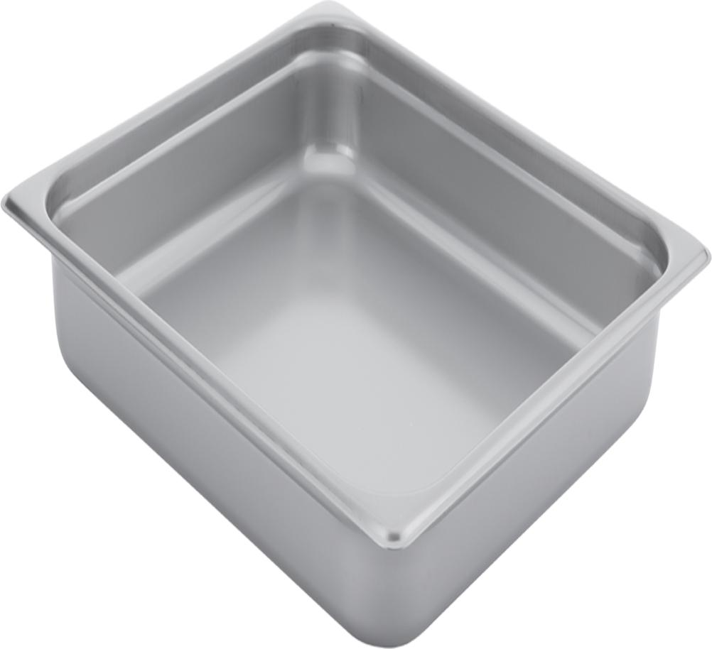 Browne - 6" Stainless Steel 2/3 Size Anti-Jam Steam Pan - 88236