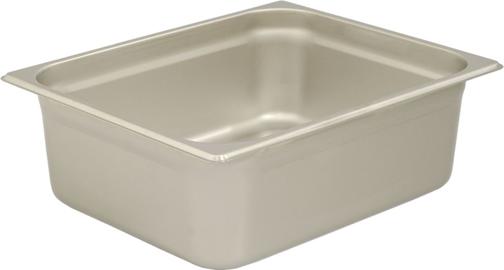 Browne - 6" Stainless Steel Anti-Jam 1/2 Size Steam Table Pan - 98126
