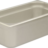 Browne - 6" Stainless Steel Anti-Jam 1/3 Size Steam Table Pan - 98136