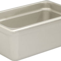 Browne - 6" Stainless Steel Anti-Jam 1/4 Size Steam Table Pan - 98146