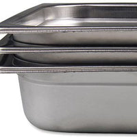 Browne - 6" Stainless Steel Anti-Jam 1/6 Size Steam Pan - 5781606