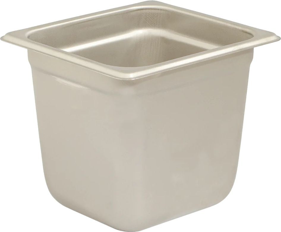 Browne - 6" Stainless Steel Anti-Jam 1/6 Size Steam Pan - 5781606