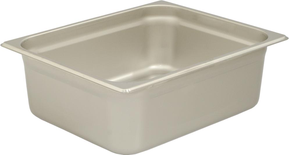 Browne - 6" Stainless Steel Anti-Jam Half Size Steam Table Pan - 5781206