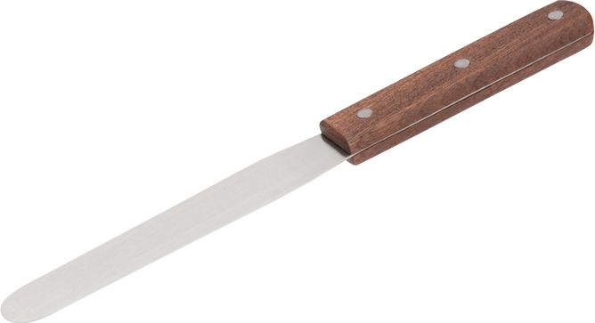 Browne - 6" Stainless Steel Straight Spatula - 573826