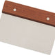 Browne - 6" Stainless Steel Wood Handle Dough Scraper - 574264