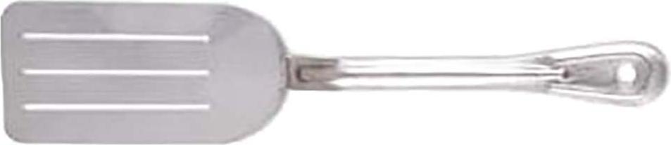 Browne - 6" x 14" Stainless Steel Slotted Cake Turner - 573716