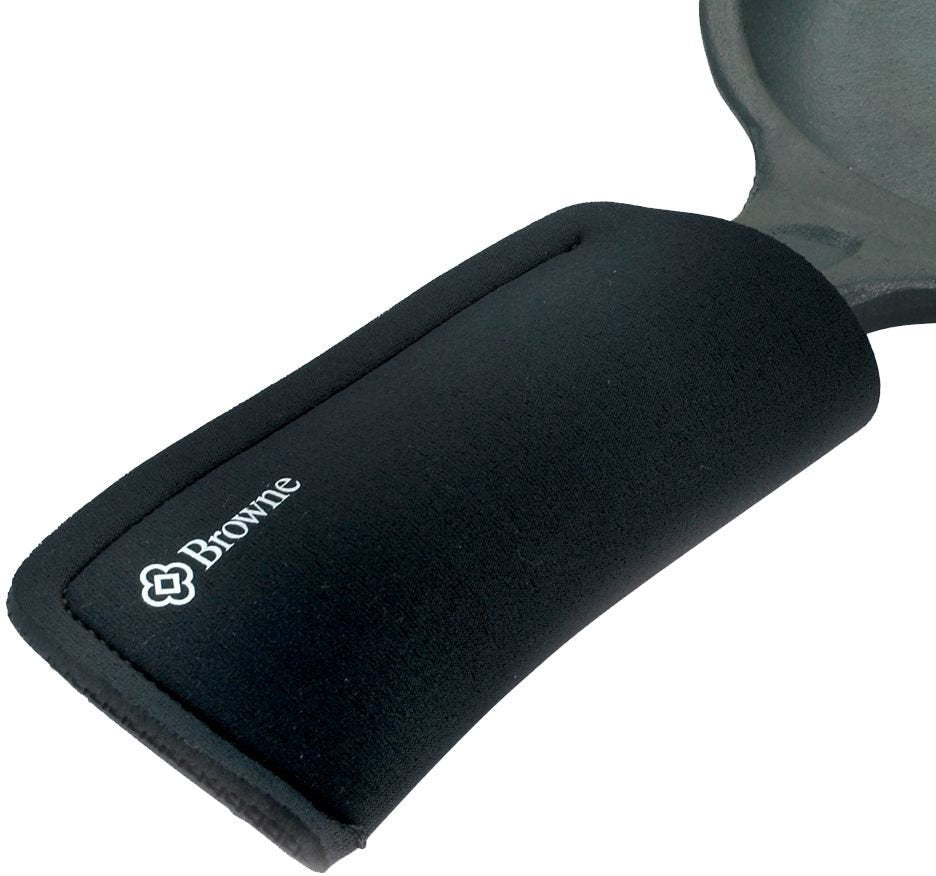 Browne - 6" x 3" Black FLXaPren Pan Handle Sleeve - 5439002