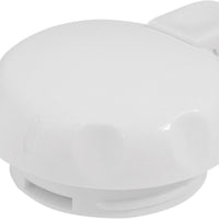 Browne - 64 Oz White Beverage Server with Swirl Push Button - 744228