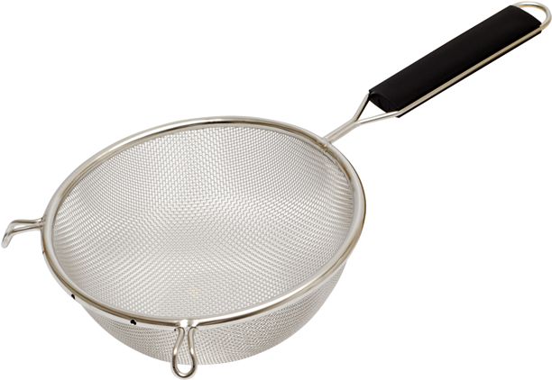 Browne - 6.25" Stainless Steel Single Mesh Fine Bowl Strainer - 19096