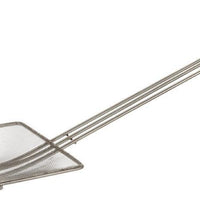 Browne - 6.5" Square Nickel Plated Fine Mesh Skimmer - 571924
