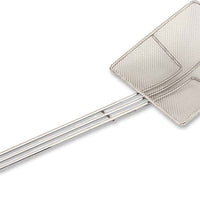 Browne - 6.5" Square Nickel Plated Fine Mesh Skimmer - 571924