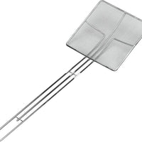 Browne - 6.5" Square Nickel Plated Fine Mesh Skimmer - 571924