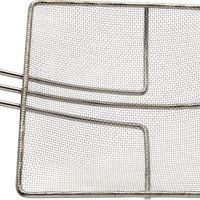 Browne - 6.5" Square Nickel Plated Fine Mesh Skimmer - 571924
