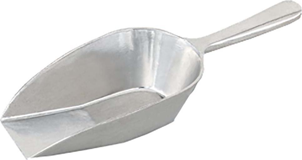 Browne - 7 Oz Aluminum Flat Bottom Kitchen Scoop - 574253