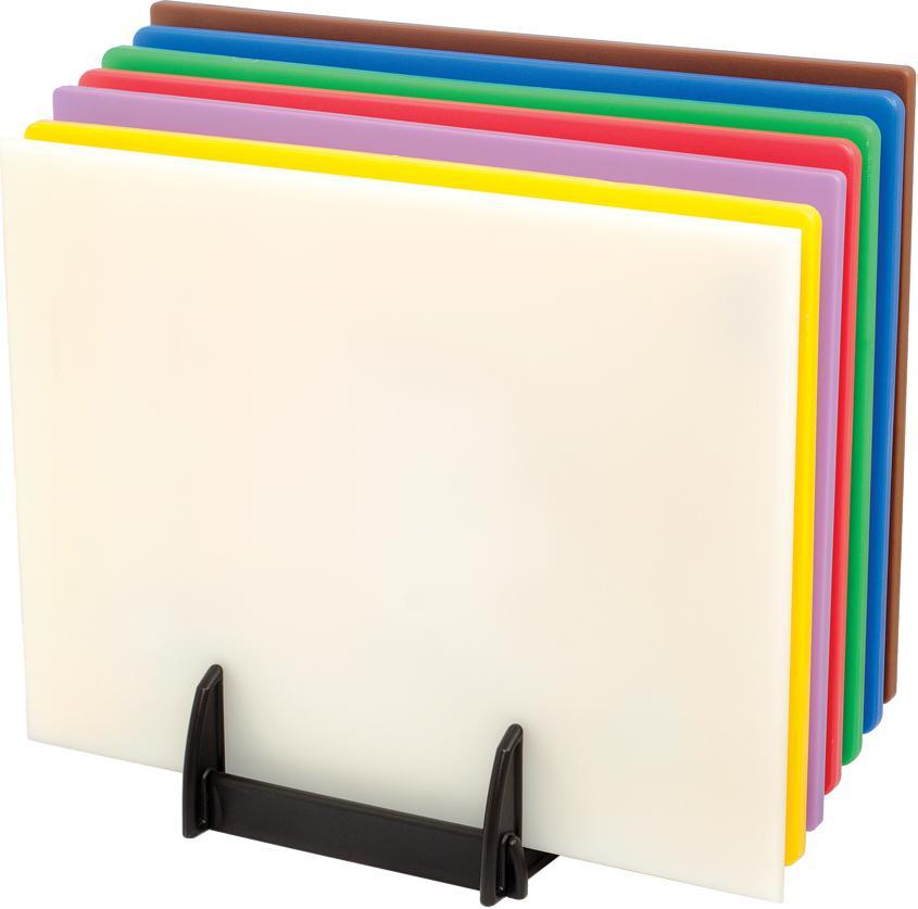 Browne - 7 Slot Plastic Cutting Board Rack - 573619