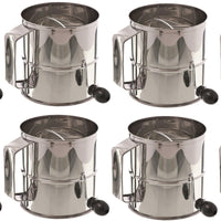 Browne - 8 Cup Stainless Steel Rotary Flour Sifter Cup - 1260