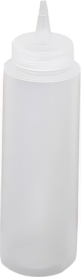 Browne - 8 Oz Clear Squeeze Bottles, Pack of 12 - 1102