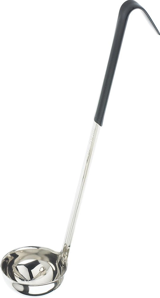 Browne - 8 Oz Stainless Steel Black Coated Handle Ladle - 9948BLK