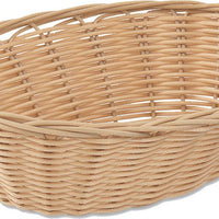 Browne - 8" Polypropylene Round Bread Basket - 575444