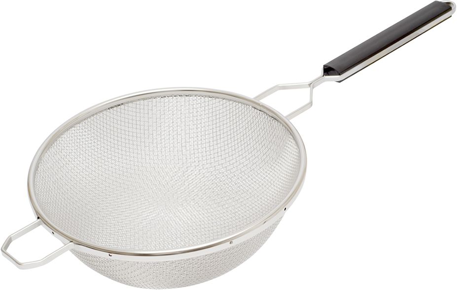 Browne- 8" Stainless Steel Double Mesh Strainer - 18198