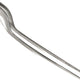Browne - 8" Stainless Steel Offset Precision Tongs - 57517