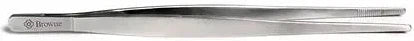 Browne - 8" Stainless Steel Straight Precision Tongs - 57516