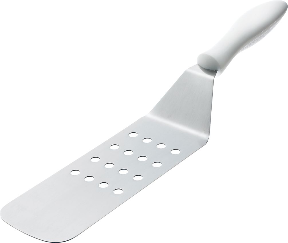 Browne - 8" x 3" Perforated Flexible Turner with Nylon Handle - 574365
