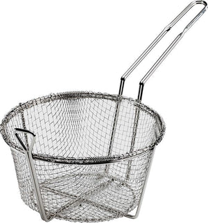 Browne - 8.5" Nickel Plated Round Fry Basket - 79090
