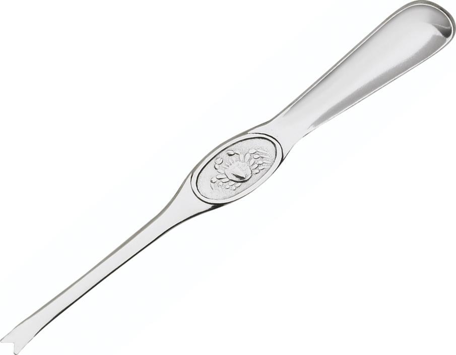 Browne - 8.5" Stainless Steel Lobster Fork, Pack of 12 - 574031