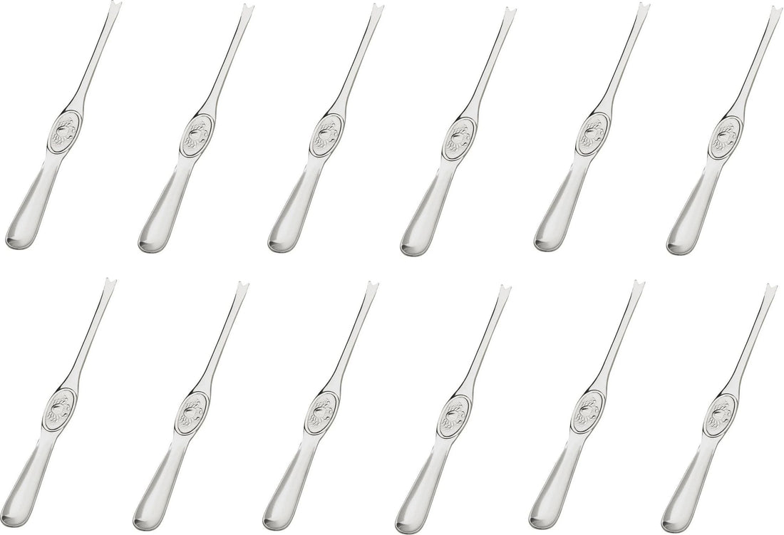 Browne - 8.5" Stainless Steel Lobster Fork, Pack of 12 - 574031