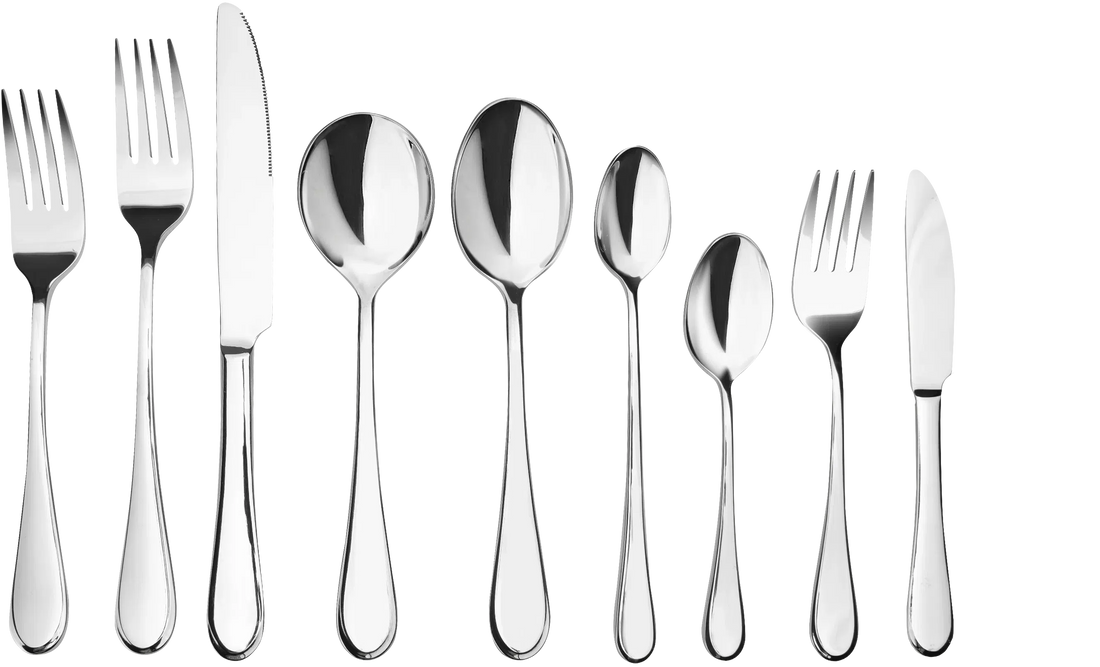 Browne - 8.66" Stainless Steel Lumino European Fork, Pack of 12 - 501405