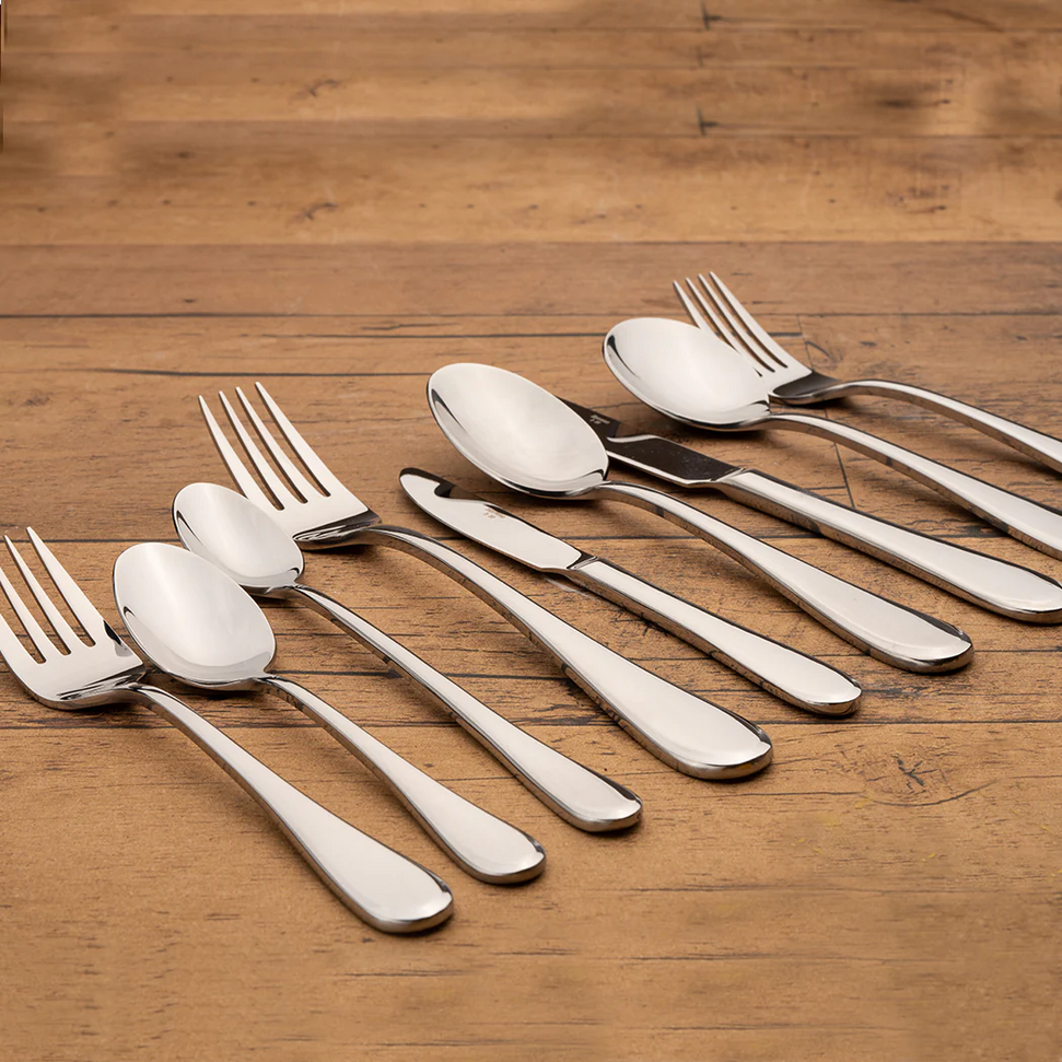 Browne - 8.66" Stainless Steel Lumino European Fork, Pack of 12 - 501405