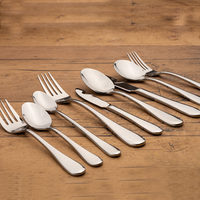 Browne - 8.66" Stainless Steel Lumino European Fork, Pack of 12 - 501405