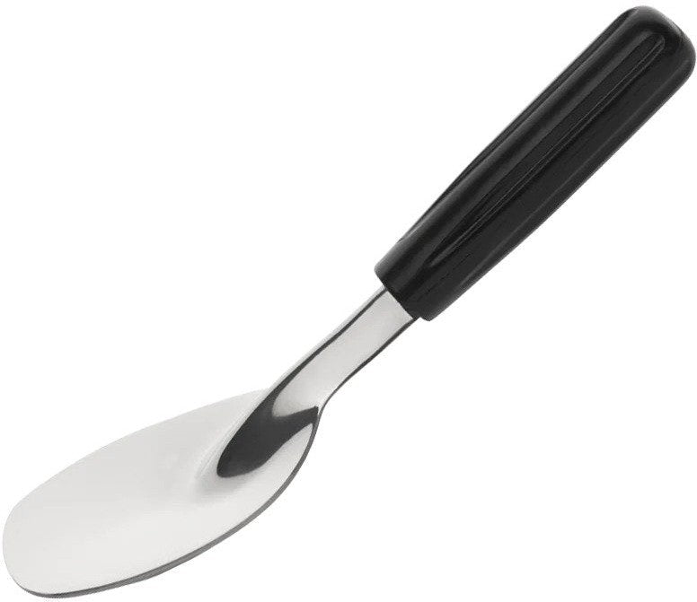 Browne - 9.8" Black Plastic Handle Stainless Steel Ice Cream Spade - 571465
