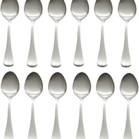 Browne - BISTRO 4.4" Stainless Steel Demi Tasse Spoon, Pack of 12 - 502325