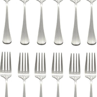 Browne - BISTRO 6.5" Stainless Steel Salad Fork, Pack of 12 - 502310