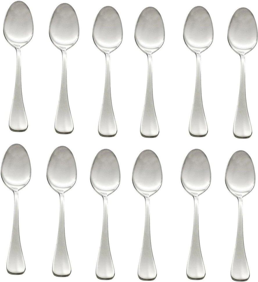 Browne - BISTRO 6.5" Stainless Steel Teaspoon, Pack of 12 - 502323