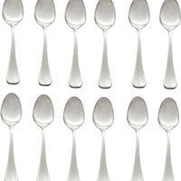 Browne - BISTRO 6.5" Stainless Steel Teaspoon, Pack of 12 - 502323