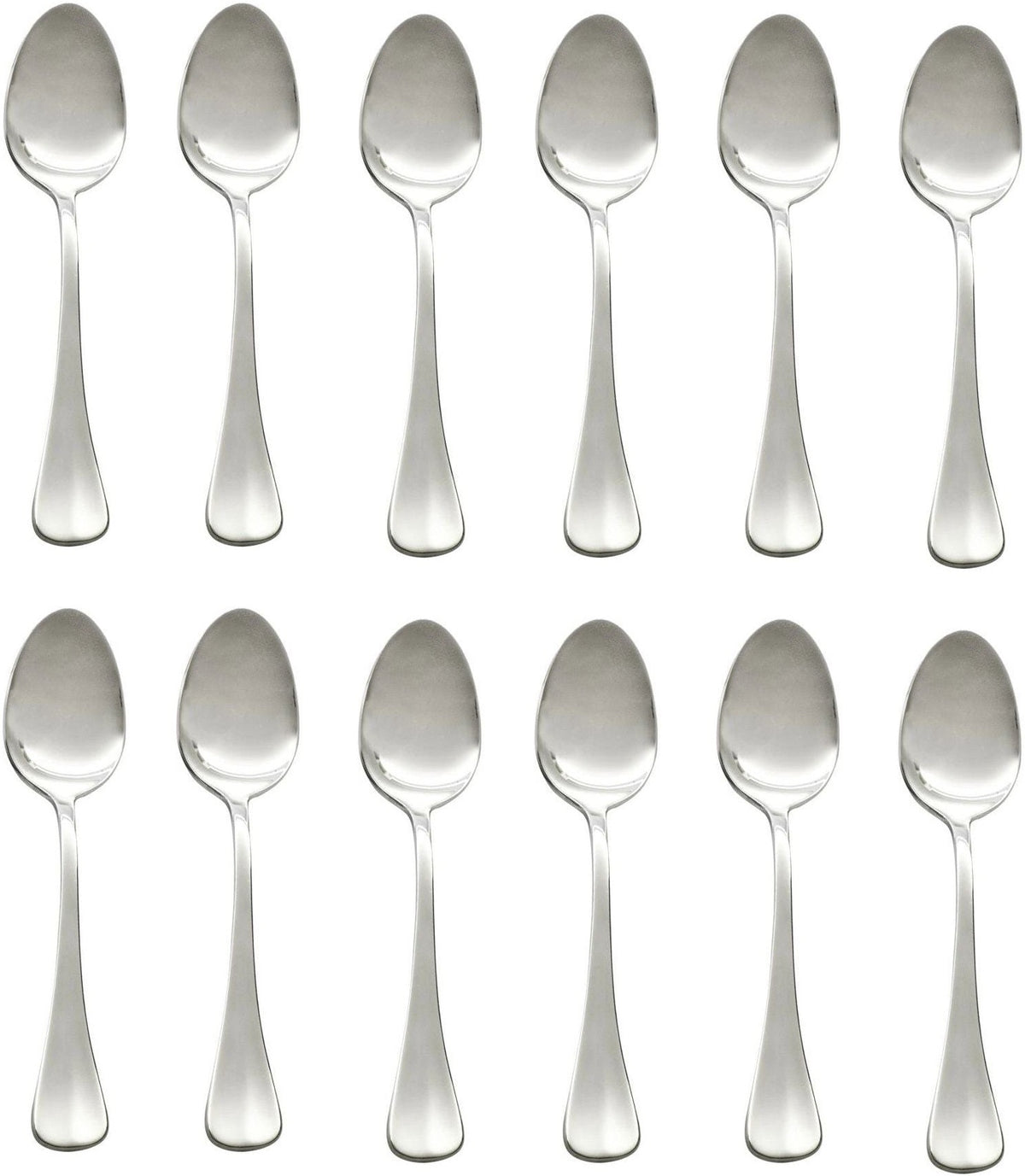 Browne - BISTRO 7" Stainless Steel Dessert Spoon, Pack of 12 - 502302